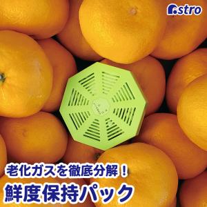 鮮度保持 イエローグリーン 野菜 果物 鮮度を保つ 日持ち 置くだけ 新鮮 冷蔵庫 野菜室 アストロ 510-06｜1storage