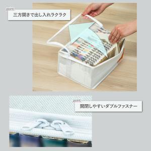 アストロ コミック本収納ケース ホワイト 3個...の詳細画像5
