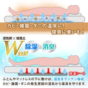 アストロ公式 除湿シート シングルサイズ用 グ...の詳細画像4