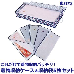 着物収納ケース 5枚セット 浴衣 防虫剤入れ ネームホルダー付き