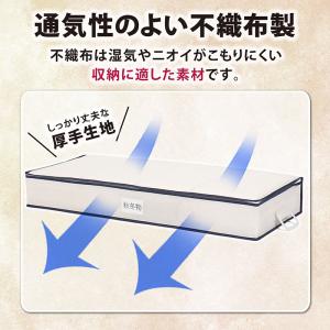 アストロ ベッド下収納ケース ホワイト 通気性...の詳細画像3
