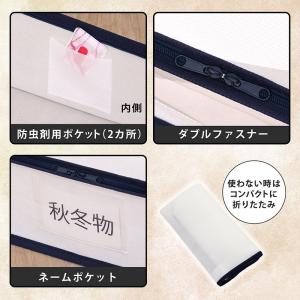 アストロ ベッド下収納ケース ホワイト 通気性...の詳細画像5