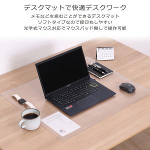 アストロ公式 デスクマット クリア 約55×6...の詳細画像2