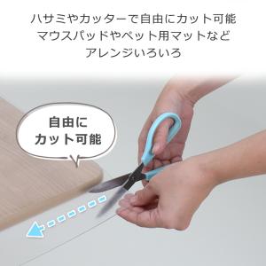アストロ公式 デスクマット クリア 約55×6...の詳細画像5