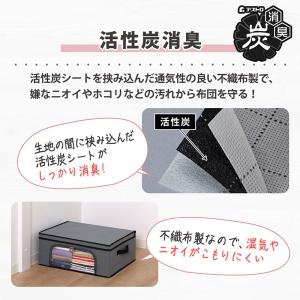 アストロ公式 製品保証付き 活性炭消臭 衣類収...の詳細画像5