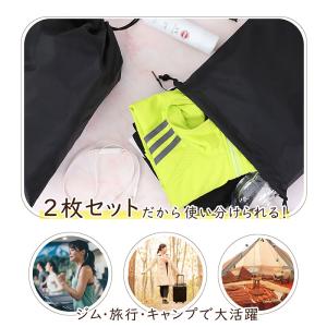 アストロ公式 製品保証付き 巾着袋 ブラック ...の詳細画像2