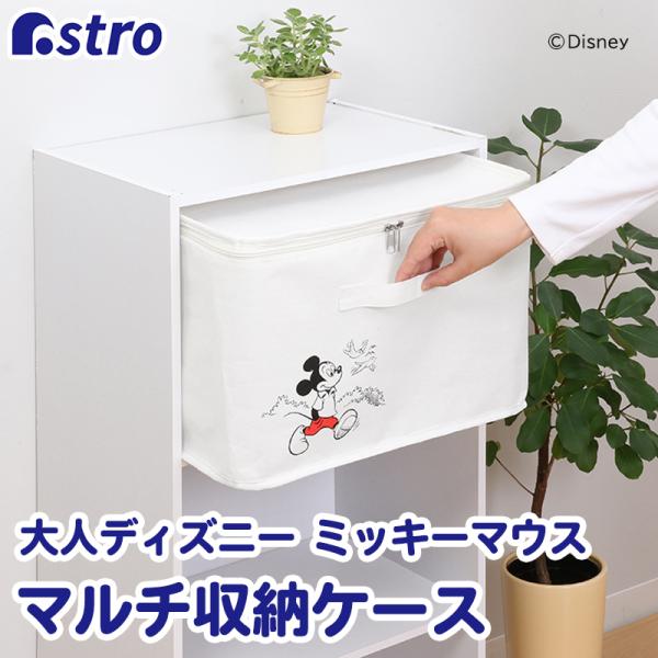 収納ボックス 蓋付き ディズニー ミッキーマウス デザイン Disney ナチュラル リビング 衣類...