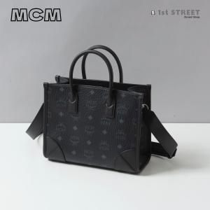 エムシーエム MCM トートバッグ ブラック ショルダー クロスボディ ヴィセトス キャンバス MWTCABO07 BK｜1ststreet