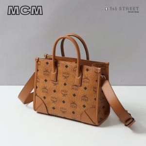 エムシーエム MCM トートバッグ キャメル ショルダー クロスボディ ヴィセトス キャンバス MWTCABO07 CO｜1ststreet