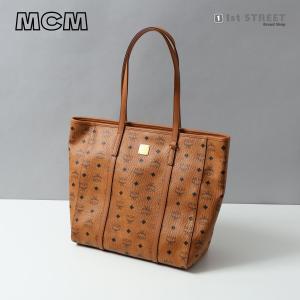 エムシーエム MCM トートバッグ キャメル 大容量 コニャック ヴィセトス キャンバス MWPAATN03 CO｜1ststreet