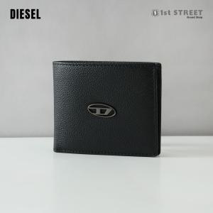 ディーゼル DIESEL 2つ折財布 X08844 P0685 財布 折り財布 ロゴ シンプル レザー 本革 レディース｜1ststreet