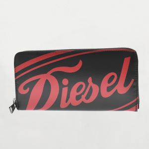 ディーゼル DIESEL ラウンド長財布 財布 ブラック X08437 P4447 T8013 メンズ