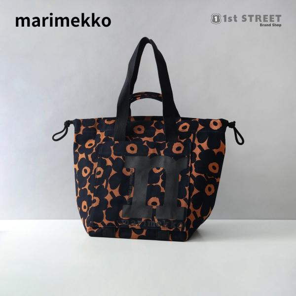 マリメッコ MARIMEKKO ハンドバッグ ブラウン バッグ トートバッグ 2way ウニッコ 0...