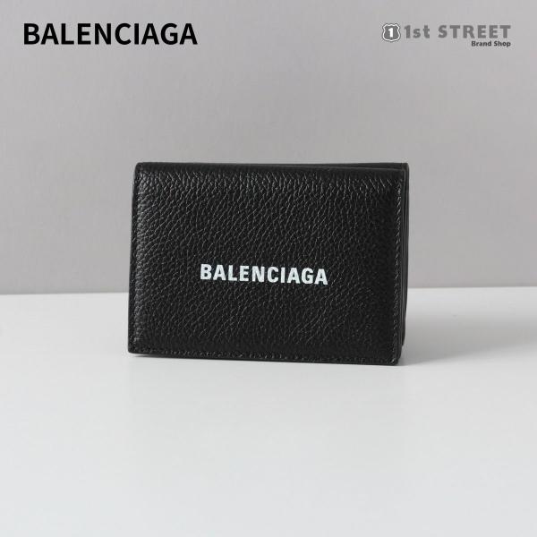 バレンシアガ BALENCIAGA 3つ折り財布 ブラック 財布 三つ折り スモール ミニ財布 レザ...