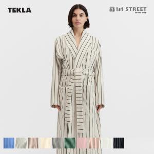 TEKLA（テクラ） 正規販売店 バスローブ ストライプ フード付き HOOD