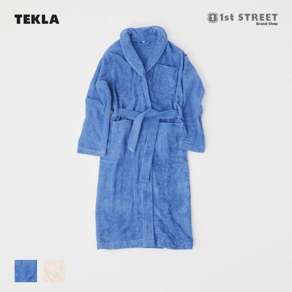 正規販売店 テクラ TEKLA バスローブ フード無し パジャマ 無地 HOOD BATHROBES...