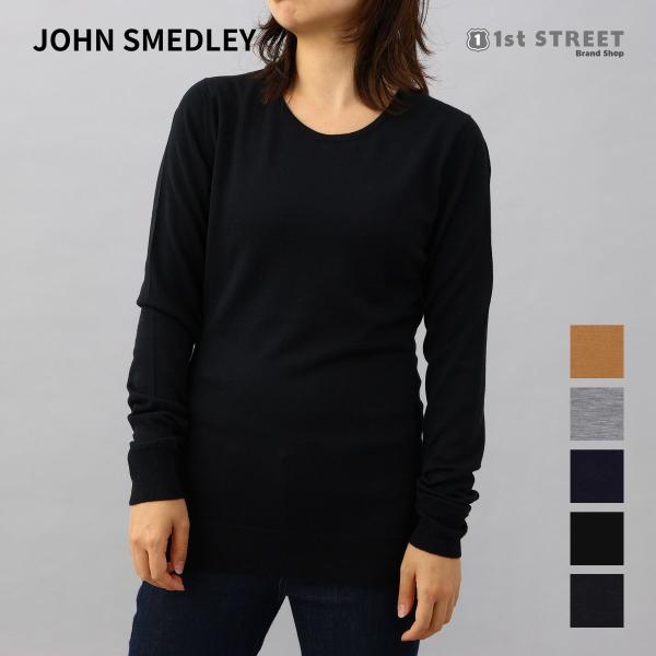 ジョンスメドレー JOHN SMEDLEY クルーネック ニット GERANIUM ゼラニウム メリ...