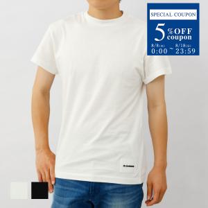 ジルサンダー JIL SANDER メンズTシャツ J47GC0001 J45048 半袖 同色3枚セット パックTシャツ 無地 白 メンズ｜1ststreet