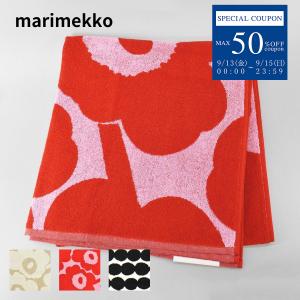 マリメッコ MARIMEKKO バスタオル 70×150cm コットンタオル ウニッコ 花柄 レディース｜1ststreet