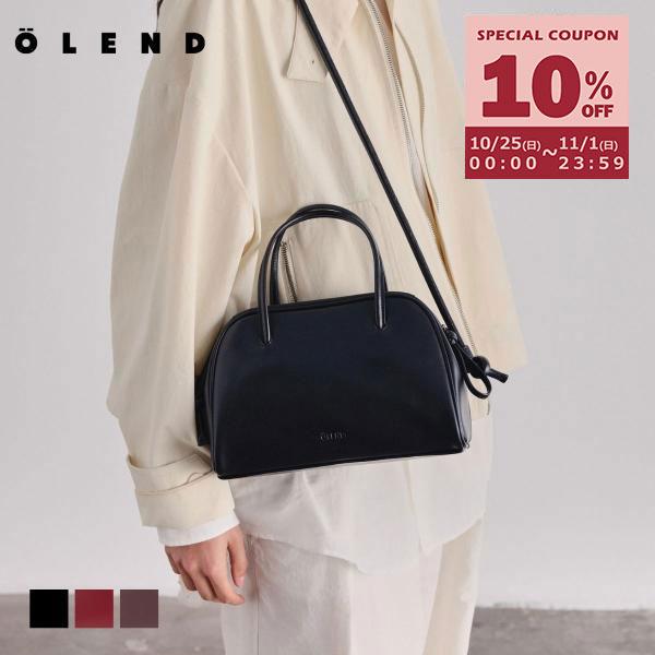 P5倍 正規販売店 オレンド OLEND ショルダーバッグ ハンドバッグ ボストンバッグ レディース...