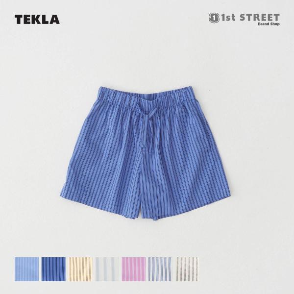 正規販売店 テクラ TEKLA ショートパンツ ズボン パジャマ ハーフパンツ コットン オーガニッ...
