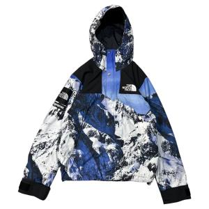 SUPREME×THE NORTH FACE(シュプリーム×ザノースフェイス) 17AW MOUTAIN PARKA マウンテンパーカー ジャケット 雪山  NP61701I S ブルー×ブラック