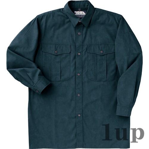 作業服 寅壱 作業着 1781-125 長袖シャツ 綿100％ M-LL (春夏用)