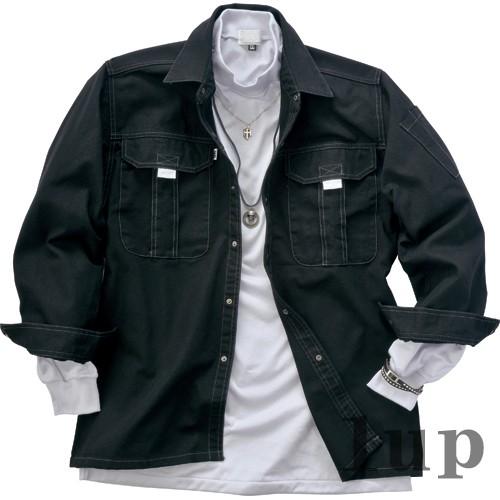 寅壱 2030-125 長袖シャツ 綿100％ 5L (春夏用)