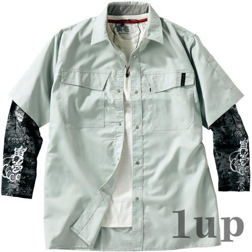 作業服 寅壱 作業着 2151-126 半袖シャツ M-LL (春夏用)