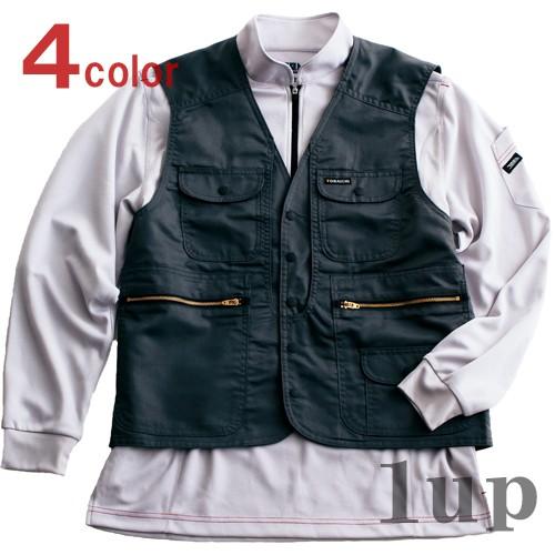 作業服 寅壱 作業着 2151-611 ベスト M-LL (春夏用)