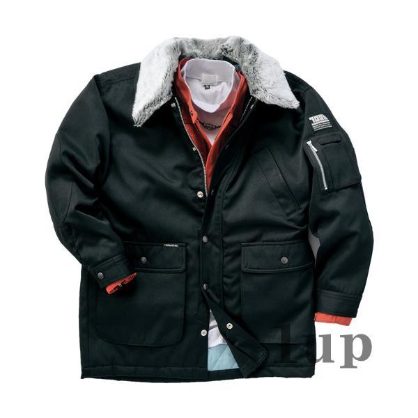 M-5L 作業服 寅壱 防寒着 2530-150 ハーフコート (防寒服)(大きいサイズも同価格)