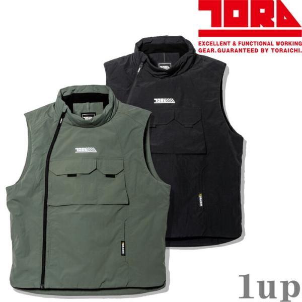 S-5L 作業服 寅壱 防寒着 2588-602 軽撥水 防寒ベスト (秋冬 新作)