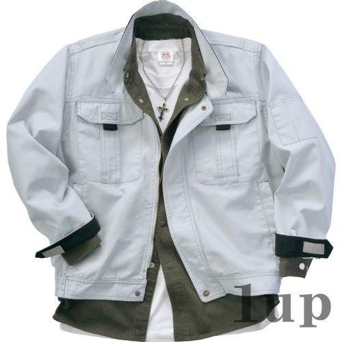 作業服 寅壱 作業着 4040-124 長袖ブルゾン 綿100％ M-LL
