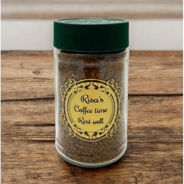 【名入れ・メッセージ  彫刻グラス】 スターバックス ゴールドブレンド120g アイビーデザイン 誕...