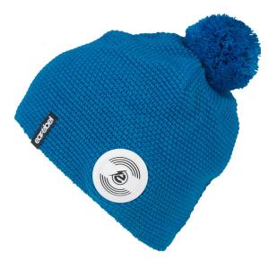 帽子 ニット帽 メンズ レディース 防寒 ウール ファー フリーサイズ ヘッドホン付 マイク内蔵 着脱可能 Bluetooth ブルー｜2011genegallium