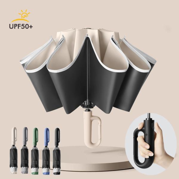2025新作 折りたたみ傘 レディース傘 反射テープ ワンタッチ 自動開閉 UPF50+ 耐風撥水 ...