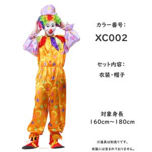 ピエロ服 道化師 コスプレ衣装 6点道具セット...の詳細画像3