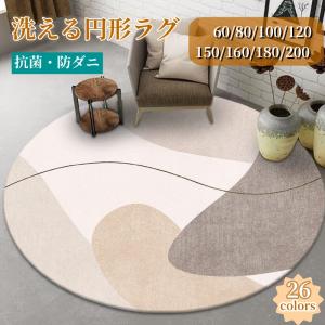 カーペット 洗える四季円形ラグ 和風丸型じゅうたん オールシーズン シャギーラグ ウォッシャブル リビング 北欧 滑り止め付き おしゃれ 冬 廊下 マット 室内｜2022ece