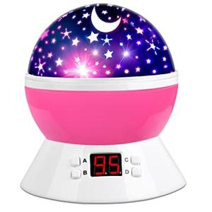 Kids Night Light for Girls Bedroom - MOKOQI Star Light Projector Indoor wit