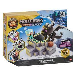 Treasure X Minecraft Caves & Cliffs Ender Dragon. Mine & Craft