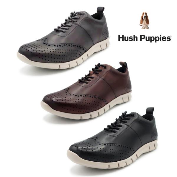 Hush Puppies ハッシュパピー メンズ レザースニーカー M-7102T  靴