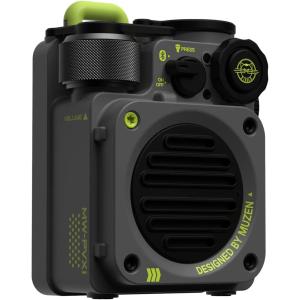 MUZEN Wild Mini Bluetooth Speaker, Waterproof IPX5 (Metal Gray)｜MOMIZI