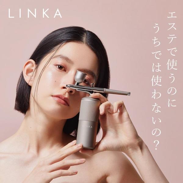 LINKA リンカ クリスタルミスト 美顔スプレー ハンディミスト 酸素ミスト 美顔器 ミスト噴霧 ...