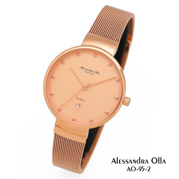 アレサンドラオーラ 腕時計 ALESSANDRA OLLA AO-95-2 ステンレス ピンクゴール...