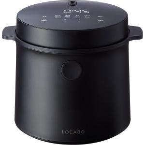 糖質カット Black LOCABO ロカボ 炊飯器 JM-C20E-B ブラック 炊き2合 通常炊き5合 小型 保温 米 ご飯 美味しい 飯｜MOMIZI