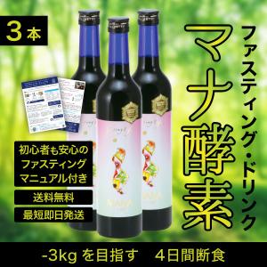 マナ酵素 500ml 3本セット ファスティング ドリンク MANA酵素 酵素