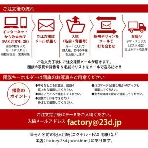 団旗 キーホルダー アクリルタイプMサイズ オ...の詳細画像4