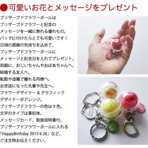 母の日 名入れ プリザーブドフラワー ボール ...の詳細画像2