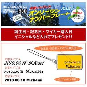 ランキング1位 ワンコイン ナンバープレート ...の詳細画像2