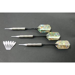 ダーツ矢 ソフトチップ ハウスダーツ3本セット PRO DARTS仕様 ブラック